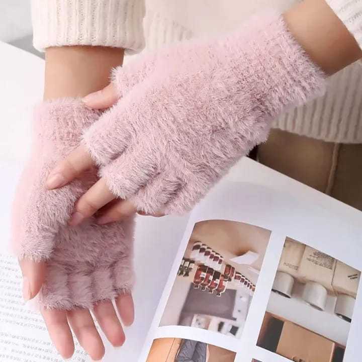 Half%20Finger%20Gloves%20for%20Women%20Girls%7C%20Winter%20Plush%20Fingerless%20Gloves%20in%20Multicolor%20%7C%20Good%20Quality%20&%20Warm%20Material%20-%20Image%202
