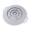 Silicone anti-spill pot cover dust-proof and splash-proof boiling Gaia flower-type anti-spill pot cover home kitchen. 