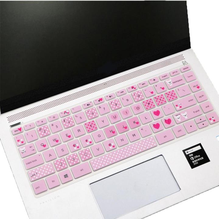 HP Laptop Waterproof 14 inches Durable Silicone Keyboard Stickers Protective Film Keyboard Covers Multicolor