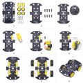 Smart Car Tyre Wheel With Gear Dc 5V Motor Diy Car Robot Arduino. 