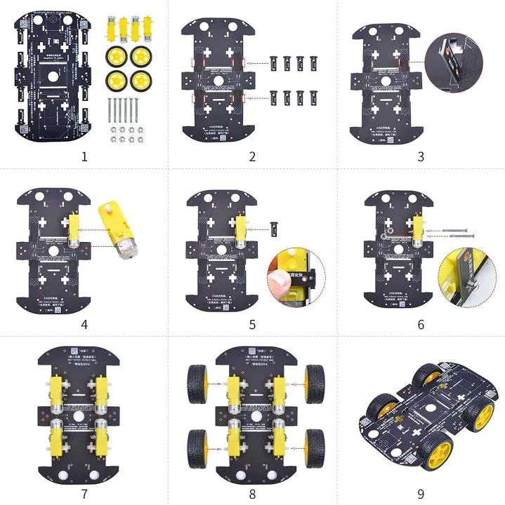 Smart%20Car%20Tyre%20Wheel%20With%20Gear%20Dc%205V%20Motor%20Diy%20Car%20Robot%20Arduino%20-%20Image%204