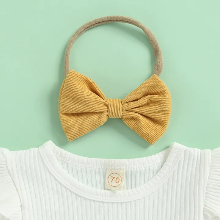 Newborn%20Baby%20Three%20Piece%20Set,%20Fly%20Sleeve%20Round%20Neck%20Shirt%20Suspender%20Ruffle%20Shorts%20Elastic%20Matching%20Headband%20-%20Image%2010