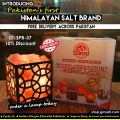 Pink Himalayan Rock Salt Lamp SPB-37 │ GM SALT │ Home Décor │Bedside Lamp │ Decoration for Side Table │Himalayan Pink Salt Lamp Basket │ Natural Salt Lamp │ Metal Basket │ 15 Watt Bulb │ Laser Cut Basket │ Cord Wire │ SPB-37. 