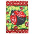 12X18'' Mini Garden Flags Red Ladybug Leaf Flower Yard Banner Display Home Decor. 