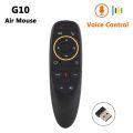 G10 Black Air Mouse Remote Control – 2.4G Wireless Remote with Gyroscope Motion Control for Smart TV, Android TV Box, PC, Projector & Home Entertainment Devices. 