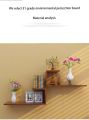 2piece wall hanging shelf hook style WHITE display your beautiful showpiece show piece wall hanging artsy desigs shelf use as decorate shelf. 