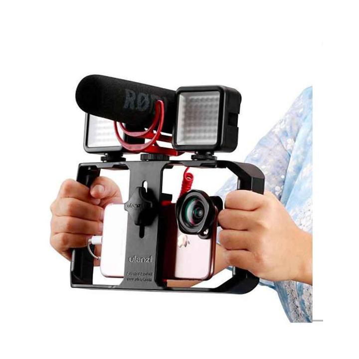 Ulanzi 2nd Generation Smartphone Video Handle Rig Filmmaking Stabilizer Case - Black