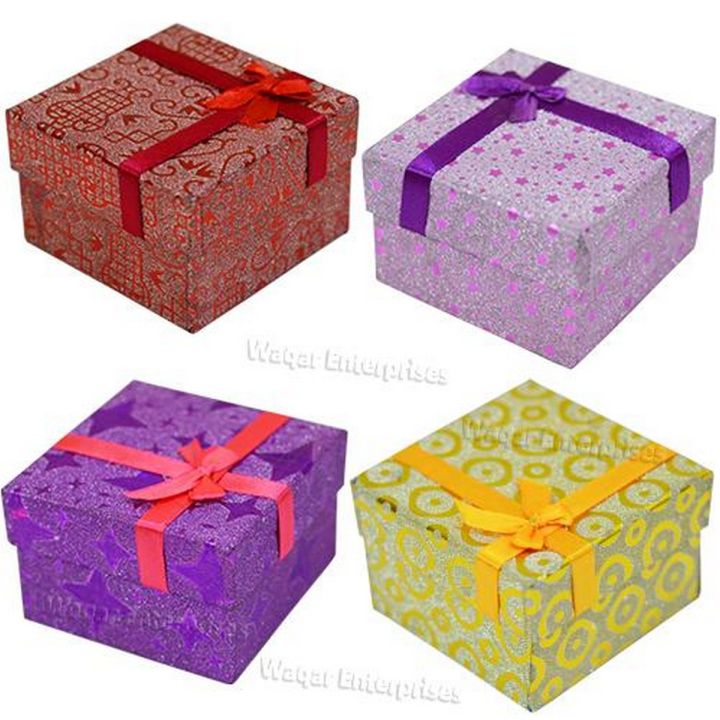Pack of 02 - Gift Box Top cap For Watches or anything you want to use it for In Beautiful Different Colors (Gift Box for Watches) )(Best Quality) (Standard Size)