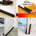 Special Door Dust Stopper 36 to 44 inches Available Sizes - Door Draft - Insect / Air Stopper - Under Door Bottom Seal - Twin Draft Guard For Door and Window. 