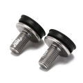 2pcs cycle bike bicycle capless bottom bracket axle crank arm bolts m8 screw NOVO. 