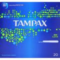 Tampax Card Board applicator Tampons Super for periods and menses care - 20 tampons inside - for medium flow. 