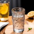 Drinkware Glass Set of 6 – Frosted glacier Glassware set. 