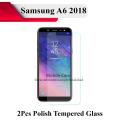 Samsung Galaxy A6 2018 Tempered Glass Screen Protector Polish Glass For Samsung Galaxy A6 2018 - 2Pcs. 