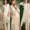 Unstitched Chiffon Embroidered Suit For Women - 3 Piece. 