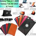 For CASE Samsung Galaxy Tab A9 (8.7 inch) Flip Cover | 360 Degree Rotate Flip Cover | Flip Stand Cover Case for Tab A9 Tablet Cover [SM-X110/X115/X117]. 