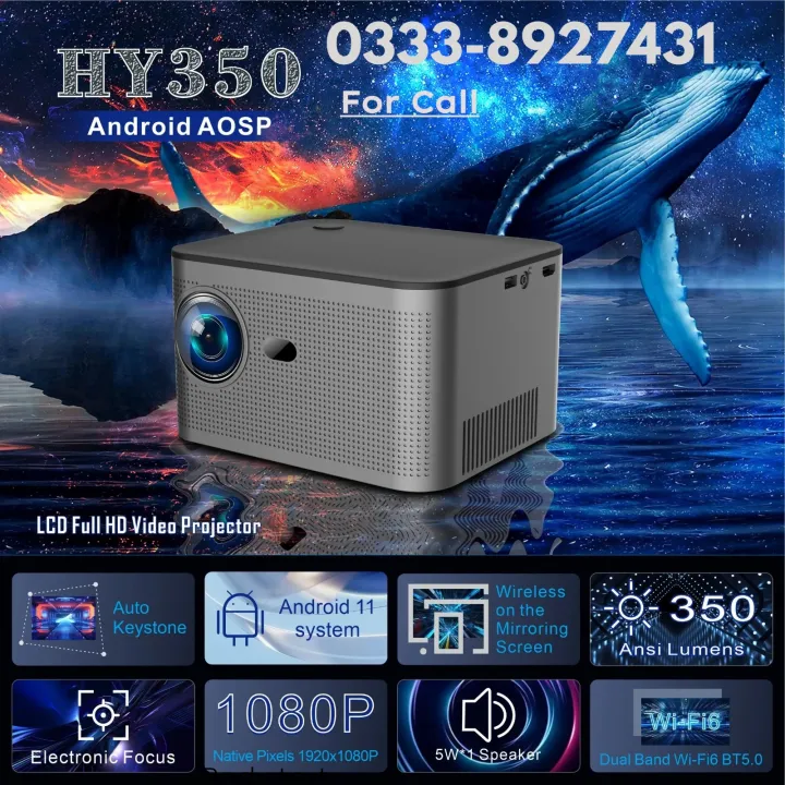 HY350%20ANDROID%2011.0V%20(CPU%20ALLWINNER%20H713)%20SMART%20PROJECTOR%202GB+32GB%20DUAL%20SPEAKER%201080P%20WITH%20DUAL%20BAND%20WIFI6%20AND%20BLUETOOTH%205.0%20BRIGHTNESS%20(LUMENS)%20580%20ANSI%20SUPPORT%204K%20-%20Image%202