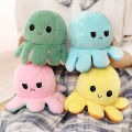 New Mood Octopus Doll Double Sided Flip Reversible Octopus Stuffed Doll Toy Plush Toy Doll Sea Life Doll Plush Toy Color Hat Cloth Toys baby Childeren accessories. 