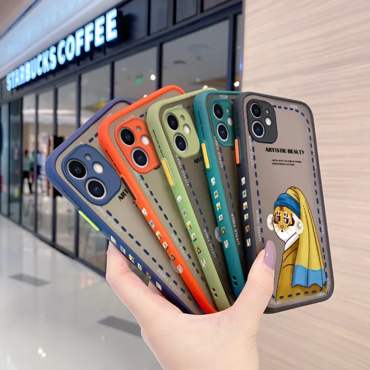 JIUMOO%20For%20OPPO%20A37%20Case%20Frosted%20Transparent%20Hard%20Phone%20Case%20Cartoon%20Artistic%20Tiger%20Side%20Edge%20Casing%20Full%20Cover%20Camera%20Silicone%20Softcase%20Pattern%20Shockproof%20Protection%20Cases%20-%20Image%205