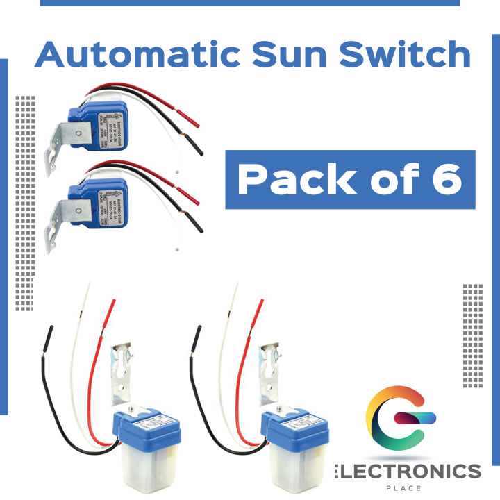 Automatic Light Sensor ON / OFF Sun Switch |  Automatic Outdoor / Street Light Control Photcell Sensor \ Switch | Sun Light Operating Switch - 220 V 10A