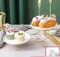 Without Plates Cake stand Ceramic Cake Display Stand Fruite PlateSnack Cake Dessert Display Stand Storage Rack Room Dried Fruit Using For Home DecoraMulti-layer Cupcake Stand Light Luxury Dessert Table Wedding Party Cake Plate Afternoon Tea Snack Stand. 