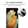 For Samsung Galaxy S21 Ultra 5G 3D Curved Edge Full Screen Tempered Glass Film(Black). 