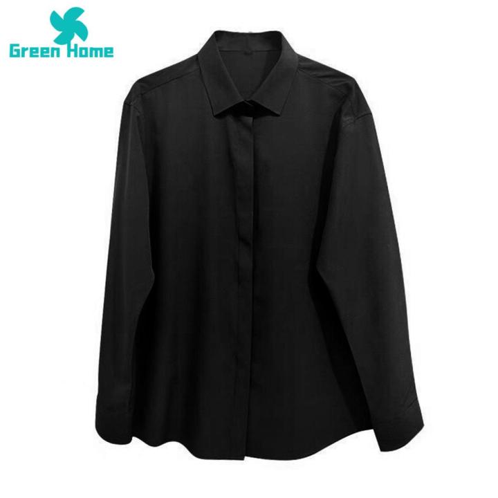 Green Home Fall Shirt Loose Lightweight Korean Style Men Shirt