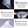 100Pcs Transprent Disposable Foot Bags Detox SPA Covers PE Plastic Foot Film Prevent Infection Chapped Feet Care Pedicure Tools. 