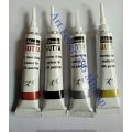 Fabric Gutta Tubes for Outlining Silk Paints/Fabric Paints 4 Pcs (Silver,Golden, Black, Copper)Gutta can be used on various fabrics, including cotton, lawn, silk, organza, Georgette crinkle, and chiffon.. 