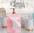 Unique and stylish Floral Round Shape Tissue holder for kitchen living room bathroom drawing room car office Tissue Organizer Napkin Holder  Tissue Role Holder Box Tissue roll stand. 