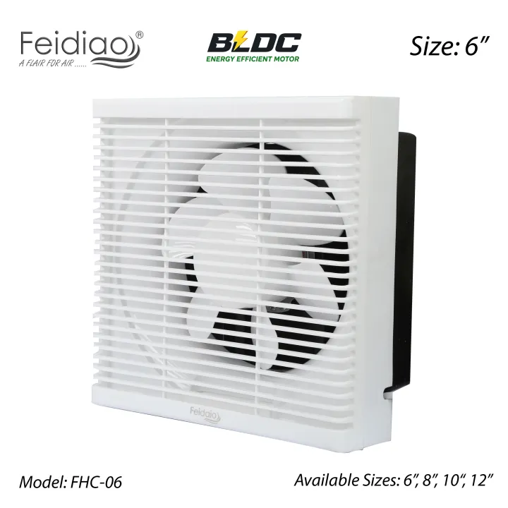 FEIDIAO%20Inverter%206%20inch%20(INSTALLS%20in%208x8%20inch%20HOLE)%20Ventilating%20Exhaust%20Fan%20Square%20-%20Imported%20-%20Image%202