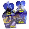 BATMAN THEME GOODY BOX ( PACK OF 10 FAVOR BOXES ). 