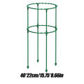 【ZOSR】Plastic Plant Support Pile Half Round Climbing Vines Stake Bonsai Fixing Rod Garden Plant Stake Holder Flower Ring Support Rack. 