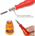 Pachkas kit Mini-Mobile open kit- 31 In 1 Screw Driver Set For Tool Kit For Mobiles, PDA, Laptop, Yellow, 33 Pieces. 