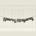 Umrah Mubarak Laser Cut Banner | For | Decoration & Celebration |. 