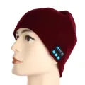 Winter Bluetooth USB Rechargeable Music Headset Warm Knitting Beanie Hat Cap. 
