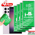Film Screen Protector 4 pcs Ceramic Thin ILM ltra F10 Plue 8 9 S8 S9 20 FE 24 UltGalaxy for Samsung S24 Sra S22 S21 SS10 Plus Nots 20 U. 