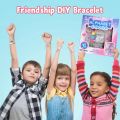 Glitter Glow Alphabet Beads Bracelet Making Kit for girl Jewelry Making Kit Crafts for Kids Jewelry Making Supplies for Arts and Crafts for Teen Girls. 