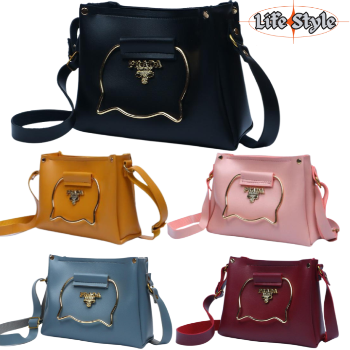 Life Style New Arrival Ladies Handbags With Long Shoulders & Stylish Designs Ladies Hand Bags for Girls, Casual Women PU Leather_ Bag Stylish Hand Bag For Girls, Fashionable Large Capacity Crossbody & Shoulder Bags