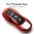 【DATA FROG Global MALL】Fob Case Keyring For Panamera Cayenne 955 Macan 996 TPU Car Key Holder Shell. 
