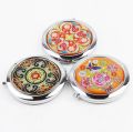 Pocket Mirror Fashion Women Ladies Cosmetic Folding Portable Double Sided Compact Pocket Makeup Mini Mirrors. 