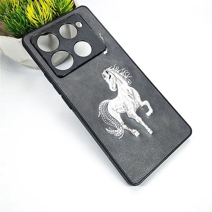 Infinix Note 40 Pro 4G Santa Barbara Polo Back Case (Gray)