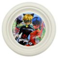 Miraculous Paper Plates - 7 inch - Paper Plates - Miraculous Theme - Red - Unisex - Pack Of 10. 