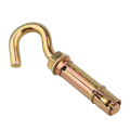 2Pcs High Quality Hook with Rawl Bolt - Hook for Ceiling Cradle Fan, Laundry Rope, Screw Fastener Tough Metal Wall Anchor Nut Bolt - Wall Anchor Screw Fasteners Nut Bolt - Fastening Rope Hook Anchor Ceiling Wall Metal Screw Fastener with Nut Bolt. 