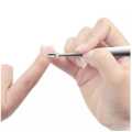 Cuticle Pusher Trimmer,V-shaped Fork Nail Cleaner,Professional Grade Stainless Steel Cuticle Remover Cutter Peeler Scraper,Durable Manicure Pedicure Nail Art Tool for Fingernails and Toenails. 
