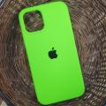 Neon Green Silicone Back Cover for iPhone - Anti-Shock, Soft Case for All iPhone Models. 