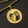 Personalised Bridal Photo Charm,Custom Photo Brooch Photo Tie Tack Wedding Bouquet Pin Wedding Memorial Gift for Bride Groom. 