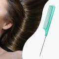 Stainless Steel Comb Combs Teasing Comb Adding Hair Hairstyle Pearl powder. 