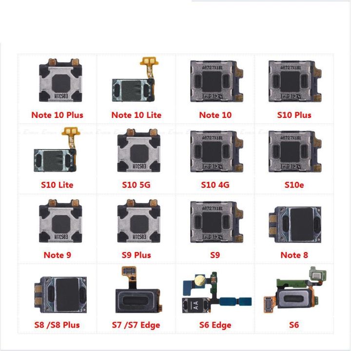 Earphone Earpiece Top Ear Speaker Parts for Samsung Galaxy S10 5G S10e Note 10 9 8 S9 S8 Plus Lite S7 S6 Edge