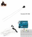 5pcs Thermistor NTC MF52 103 3950 100K ohm Thermal Resistor temperature sensor. 