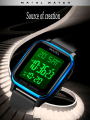 Digital LED Sports Watch for Men & Boys – Waterproof Stylish Casual Wrist Watch with Date & Alarm | Fashion Durable Trendy Digital Watch | Outdoor Electronic Sports Wrist Watch. 